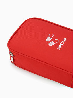Косметичка-аптечка дорожная на молнии, Firstaid, красная - Simaland фото 2