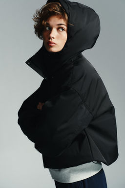 WATER-REPELLENT WINDPROOF HOODED JACKET - Zara фото 3