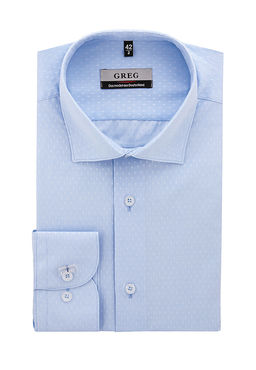 Сорочка мужская длинный рукав GREG 203/199/1172/Z  фото 2