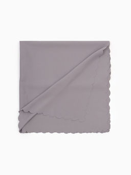 Скатерть «Доляна», однотонная, серая, 140×180 см