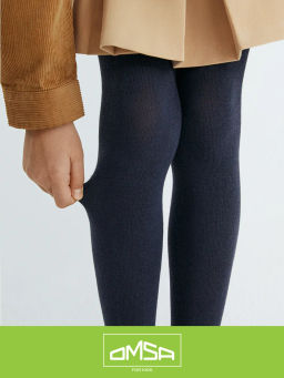Колготки детские OMSA kids Collant 11С02-1 гладь без пятки - grigio scuro
