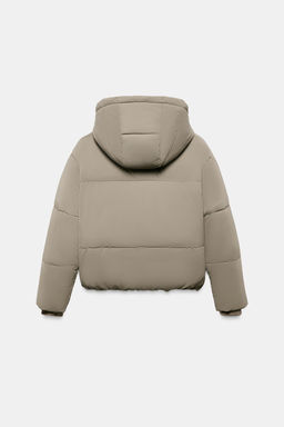 WATER-REPELLENT AND WINDPROOF SHORT HOODED ANORAK - Zara фото 3