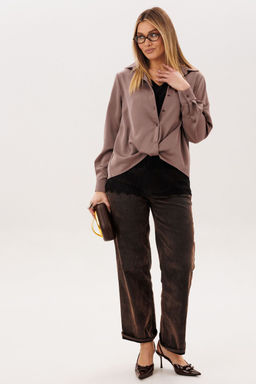 Блуза ANELLI 1663 поцелуй капучино  фото 7