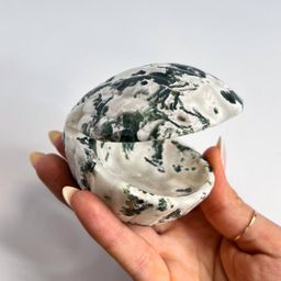 Морской Гребешок из Агата мохового - Радуга самоцветов фото 2