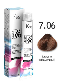 7.06 Kezy Color Vivo NO AMMONIA Блондин карамельный 100 мл