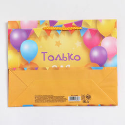 Цена за 2 шт. Пакет подарочный ламинированный, упаковка, «Только для тебя», MS 23 х 18 х 8 см