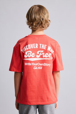 Overshirt Fit Bask_l_ _ocuk Ti__rt - Defacto фото 5