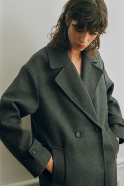 OVERSIZED SOFT COAT - Zara фото 4