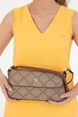 Женская коричневая сумка через плечо - U.s. polo assn фото 2