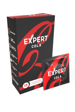 Презервативы EXPERT Cola, аромат Колы, 15 шт