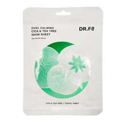 Успокаивающая маска двойного действия с центеллой и чайным деревом DR.F5, Корея, 23 г Акция