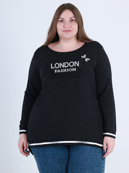 Туника трикотажная серая длинная - Almond фото 3