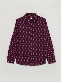 CRB wear/CWJB 63000-24 Рубашка для мальчика, бордовый/Ex.Cherubino