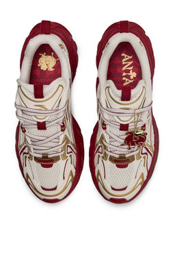 Кроссовки LifeStyle Бежевый/Золотистый Металлик/Красный