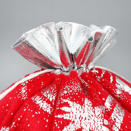 Цена за 5 шт. Мешочек подарочный плюш Полярная звезда, тиснение, 30 х 40 см +/- 1.5 см - Дарите счастье фото 4