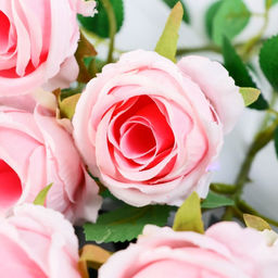 Цветы искусственные «Роза Септима», 5×65 см, розовые