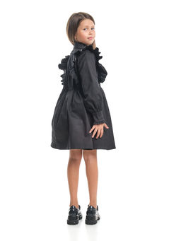 Платье черное нарядное для девочки 33-24251 черный - Mini maxi фото 2