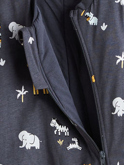 1 .6 Tog Bask?l? Erkek Bebek Uyku Tulumu