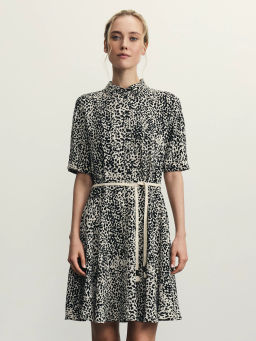 Платье мини с поясом / Zarina  фото 3