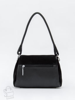 Сумка женская кожаная 2617Y black Polina&Eiterou