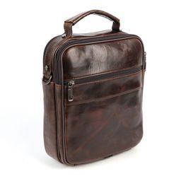 Мужская кожаная сумка 88102L-2 Браун - Dff фото 3