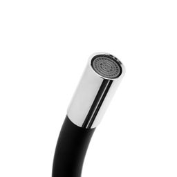 Смеситель для кухни ZEIN Z2230, гибкий силиконовый излив, картридж керамика 40 мм, черный