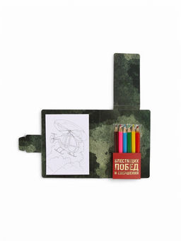 Подарочный набор 23 февраля, блок для записей с отрывными листами и заданиями, карандаши - Artfox фото 10