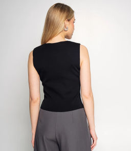 Жилет #КТ31050, чёрный - Dommod фото 3