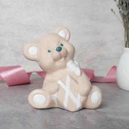 Фигурка Мишка 10 см / YZ170122AB /уп 48/96/фарфор (A, с подарком)