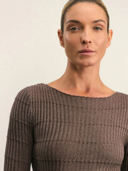 Вязаный лонгслив / Zarina  фото 6