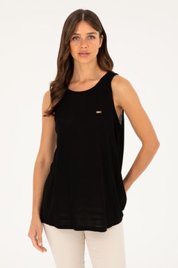 U. S. Polo Assn / Женская черная футболка