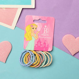 Цена за 6 шт. Резинки для волос «Спорт», набор 10 шт., спиралька, 3 см