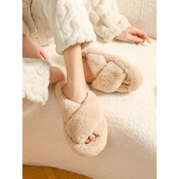 Тапочки Cross бежевые H389/3