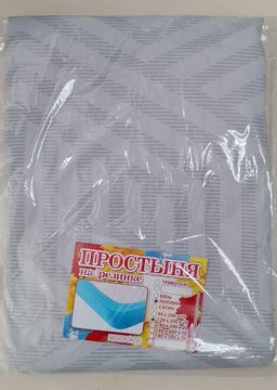 Простынь на резинке Поплин 120*200*20