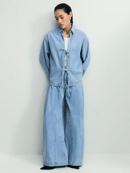 Джинсы ultra wide leg с высокой посадкой / Zarina