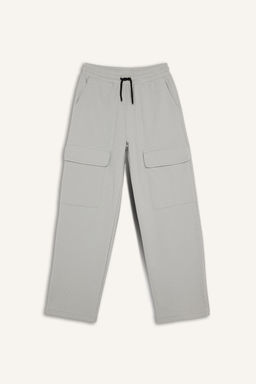 %100 Pamuk Loose Fit Beli Lastikli E_ofman Alt_ Erkek _ocuk - Defacto фото 6