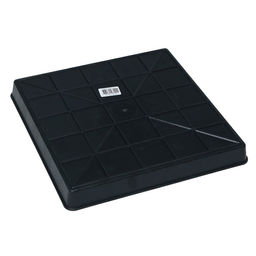 Цена за 2 шт. Поддон для рассады, 26.5×26.5×3 см, пластик, чёрный