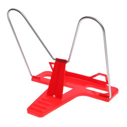 Подставка для книг «Отличный выбор», с пластиковым упором, эконом, красная