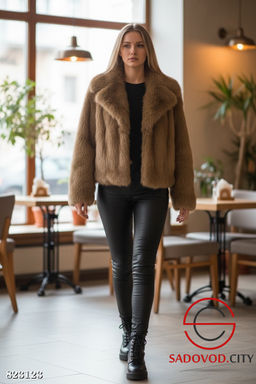 Шуба женская из экомеха