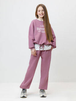 КР 400851/темная орхидея к595 брюки для дев