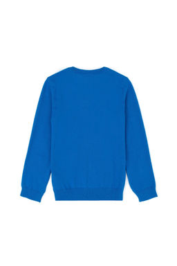 Базовый свитер кобальтово-синего цвета для мальчика - U.s. polo assn фото 5