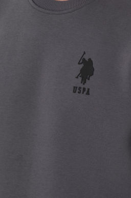 Мужской свитшот антрацитового цвета Неожиданная скидка в корзине - U.s. polo assn фото 7