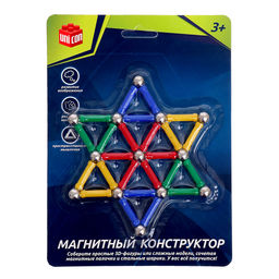 Конструктор магнитный Звезда, 37 деталей - Unicon фото 2