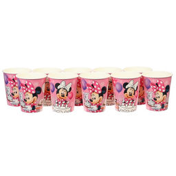 Цена за 10 шт. Стакан бумажный-раскраска С Днем Рождения!, 250 мл, Минни Маус - Disney фото 4