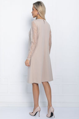 Платье Кружевная нежность (бежевое) П11397 - Lt collection фото 2