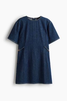 Vestido denim con hebillas