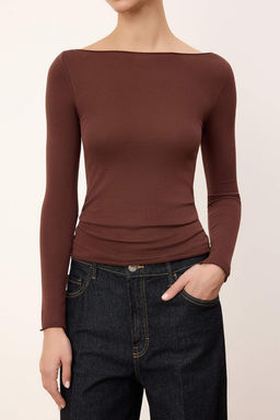 Siyah Yumusak Dokulu Kay?k Yaka Triko Kazak TWOAW26KZ00293 - Trendyolmilla фото 25