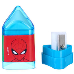 Цена за 24 шт. Точилка с ластиком, пластиковая, Человек-паук - Marvel фото 5