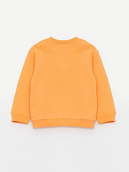 Bisiklet Yaka Bask?l? K?z Bebek Sweatshirt ve E?ofman Alt 2li - Waikiki фото 3