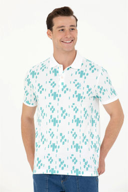 U. S. Polo Assn Мужская мятная футболка-поло - U.s. polo assn фото 10